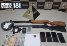 Polícia Militar realiza operação contra o tráfico de drogas em Monte Carmelo