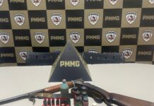 Quatro detidos após agressão e ameaça com arma de fogo na zona rural de Monte Carmelo