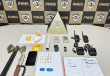 Polícia Militar prende autor por tráfico de drogas e apreende materiais relacionados à organização criminosa em Monte Carmelo