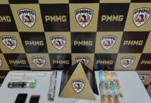 Polícia Militar prende três autores por tráfico de drogas em Coromandel