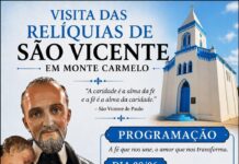 Monte Carmelo recebe relíquias de São Vicente de Paulo com programação especial de fé e devoção.
