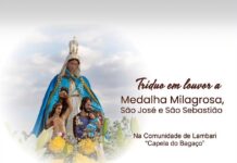 Comunidade de Lambari promove tríduo e festa em honra à Medalha Milagrosa, São José e São Sebastião