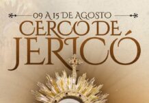 Cerco de Jericó que será realizado entre os dias 9 e 15 de agosto
