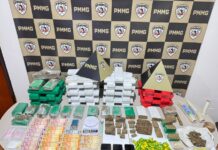 Polícia Militar apreende grande quantidade de drogas e prende foragido da Justiça em Monte Carmelo
