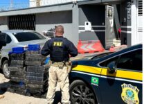 Homem é preso na BR-365 com mais de 200 quilos de maconha no porta-malas