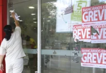 Bancários fazem paralisação nacional de 24 horas nesta quinta-feira