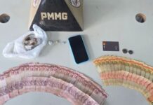 Foragido da Justiça é preso com drogas após perseguição na BR-365